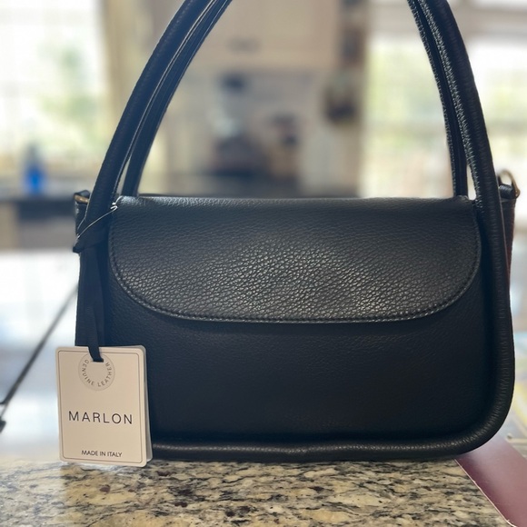 🇮🇹 Made In Italy 🇮🇹 2 Way Leather Bag NWT - Picture 3 of 8